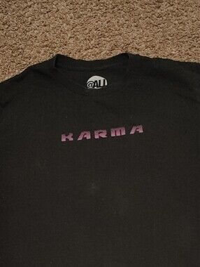 Black 'KARMA' Graphic Tee